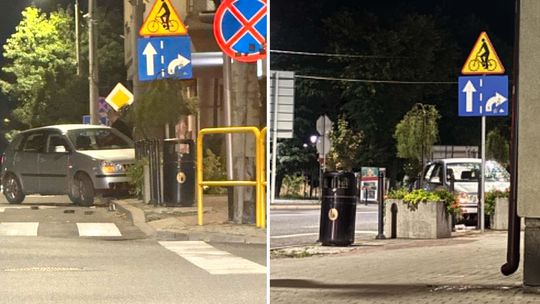 Stracił panowanie nad volkswagenem. Uderzył w bariery