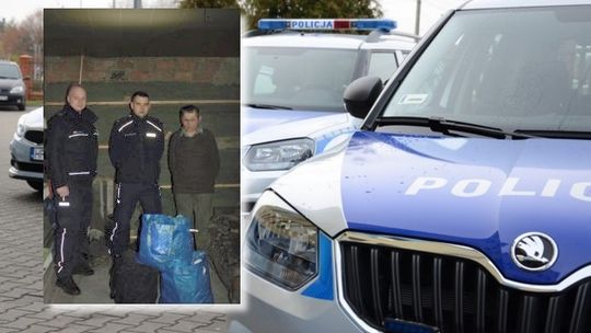 Stracił wszystko w pożarze. Pomogli mu policjanci