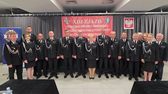 Strażacy ochotnicy wybrali nowe władze. Za nimi XIII Zjazd Miejsko-Gminny ZOSP RP w Pilawie