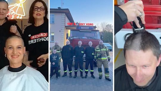 Strażacy i aktorka z Garwolina dołączyli się do akcji Łatwoganga [wideo]