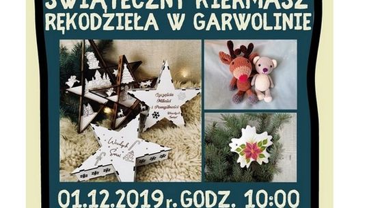 Świąteczne handmade. Przyjdź na kiermasz!