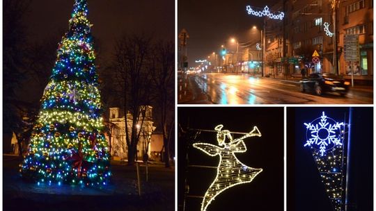 Świąteczne iluminacje przy nowych ulicach