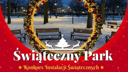 Świąteczny Park w Garwolinie – biblioteka zaprasza do udziału w konkursie świątecznych instalacji