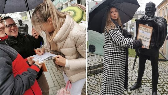 „Tak dla InVitro”. Posłanka KO i Małgorzata Rozenek-Majdan w Garwolinie