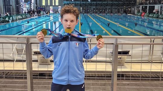 Trzy złota Janka Boruty i rekord powiatu