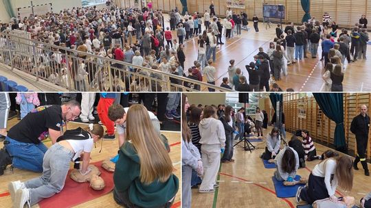 Uczniowie „Dwójki” ratowali życie. 850 resuscytacji w pół godziny