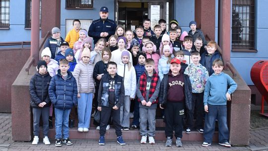 Uczniowie w komendzie. Lekcja bezpieczeństwa, która zostaje na długo