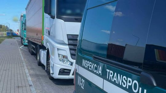 Ukraiński TIR z błędem w SENT. 14 tys. zł i mandat od ITD