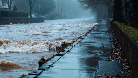 Ulewy w powiecie. Służby w gotowości
