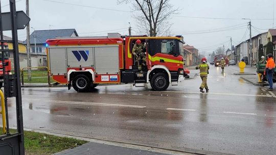 Uszkodzony gazociąg w Parysowie