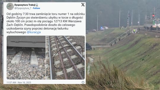 Uszkodzony tor. Mieszkańcy słyszeli wybuch. W akcji ABW [wideo]