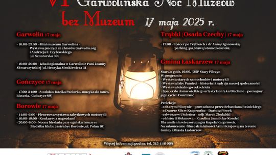 VI Garwolińska Noc Muzeów bez Muzeum już w sobotę