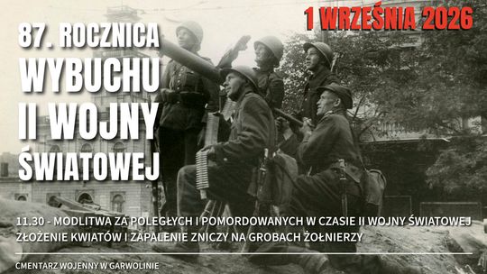 W 87. rocznicę wybuchu II wojny światowej
