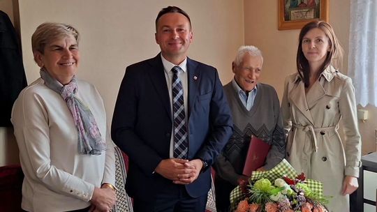 Wacław Balcerzak z Krasek Dolnych skończył 101 lat. To najstarszy mieszkaniec gminy Maciejowice