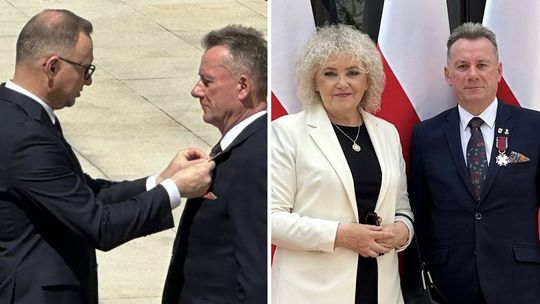 Waldemar Sabak odznaczony przez prezydenta Andrzeja Dudę [wideo]