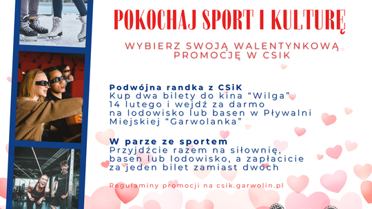 Walentynki ze sportem i kulturą