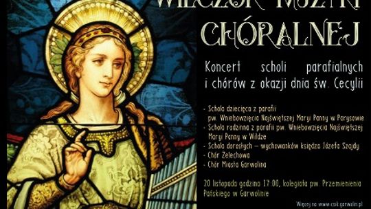 Wieczór muzyki chóralnej na św. Cecylię