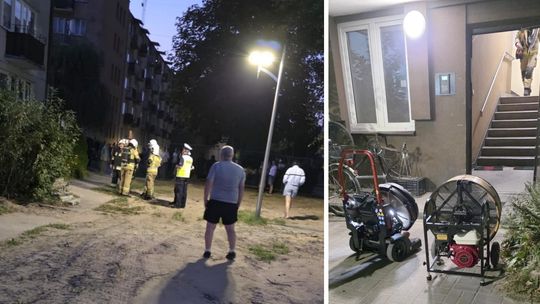 Wyciek gazu w bloku. Ewakuowano mieszkańców