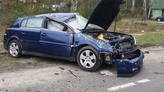 Wypadek na nadwiślance. Niemowlę w szpitalu