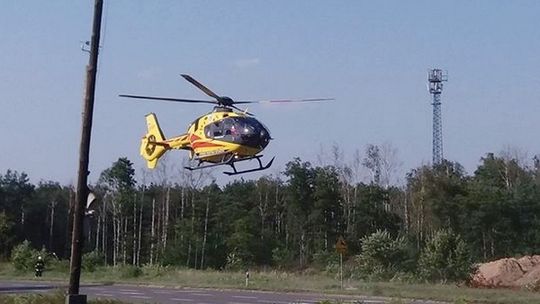 Wypadek na nadwiślance. W akcji śmigłowiec LPR