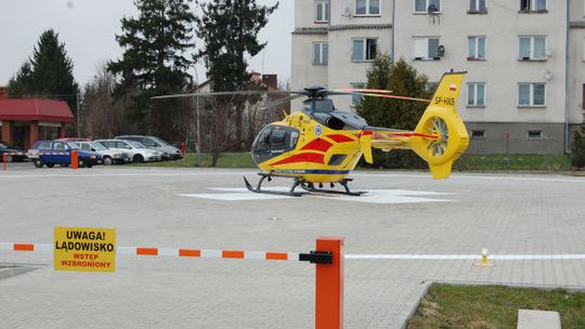 Wypadek na rajdzie. Kolarza zabrał helikopter