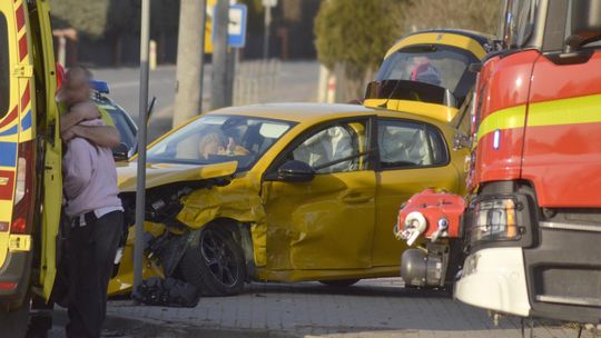 Wypadek na Staszica. Droga krajowa zablokowana