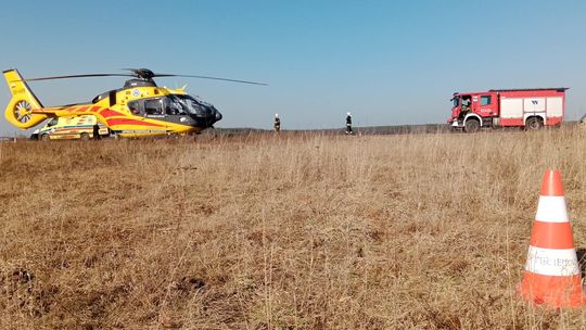 Wypadek w gospodarstwie. Lądowało LPR