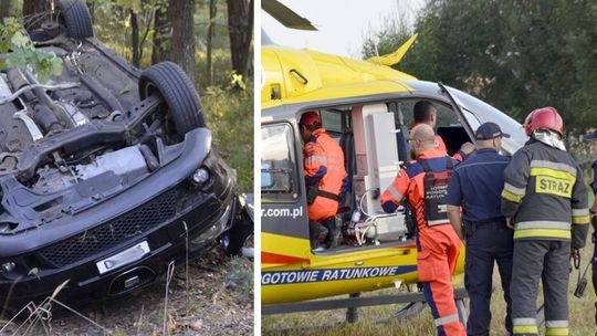 Wypadek w Rudzie. Pijany mężczyzna i pojazd niedopuszczony do ruchu