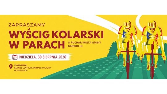 Wyścig kolarski w parach wraca do Sulbin. Zawodnicy powalczą o Puchar Wójta Gminy Garwolin