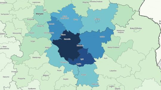 Z kim najbardziej związani są mieszkańcy powiatu garwolińskiego?