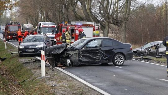 Zablokowana droga wojewódzka nr 805