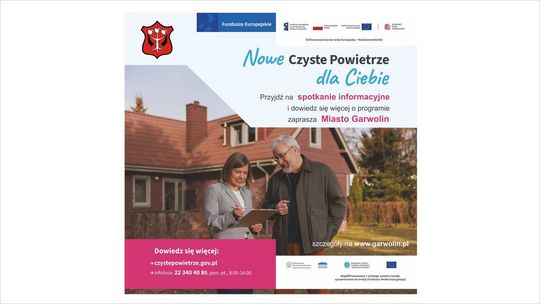 Zadbaj o dom i środowisko z Miastem Garwolin. Spotkanie informacyjne