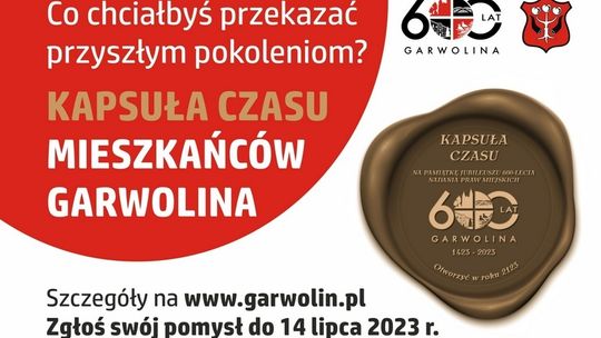 Zakopią na skwerze kapsułę czasu