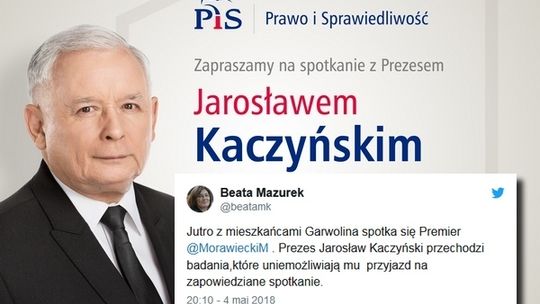 Zamiast J. Kaczyńskiego premier Morawiecki