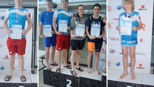 Zawodnicy Delfina trzy razy na podium w Lublinie