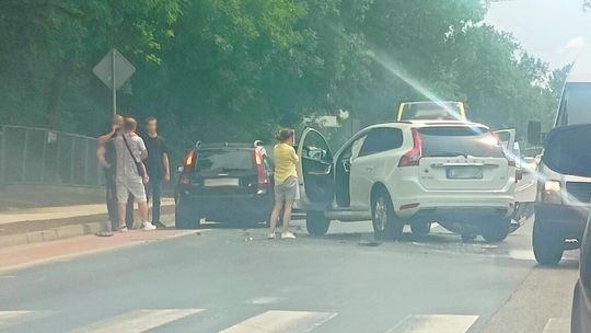 Zderzenie na skrzyżowaniu