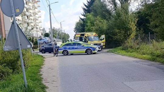 Zderzenie opla z rowerzystą w Garwolinie. Kierowca dostał mandat