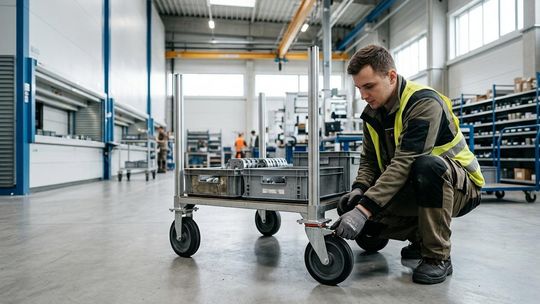 Zestawy kół przemysłowych - co zawiera komplet i jak go dobrać do wózka