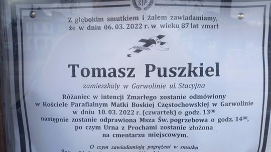 Zmarł Tomasz Puszkiel