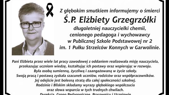 Zmarła Elżbieta Grzegrzółka