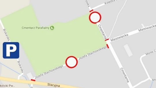 Zmiana organizacji ruchu przy cmentarzu w Garwolinie