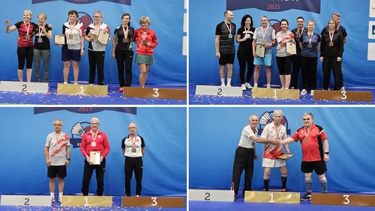 Znakomity występ zawodników MKS Garwolin na 46. MP Seniorów w badmintonie