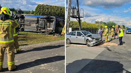 Znów wypadek na tym samym skrzyżowaniu w Piastowie. Dwie osoby trafiły do szpitala