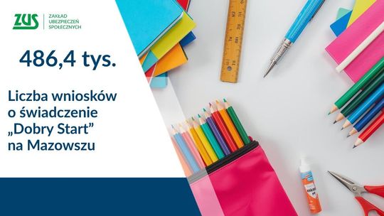 ZUS wypłacił 4,4 mln zł w ramach programu "Dobry Start" w powiecie garwolińskim