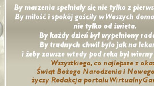 Życzenia od Redakcji