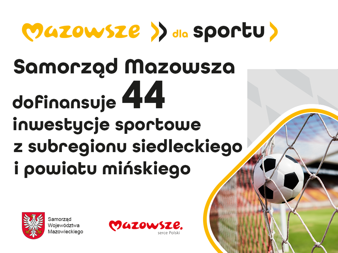 1,5 mln zł na rozwój bazy sportowej w powiecie garwolińskim