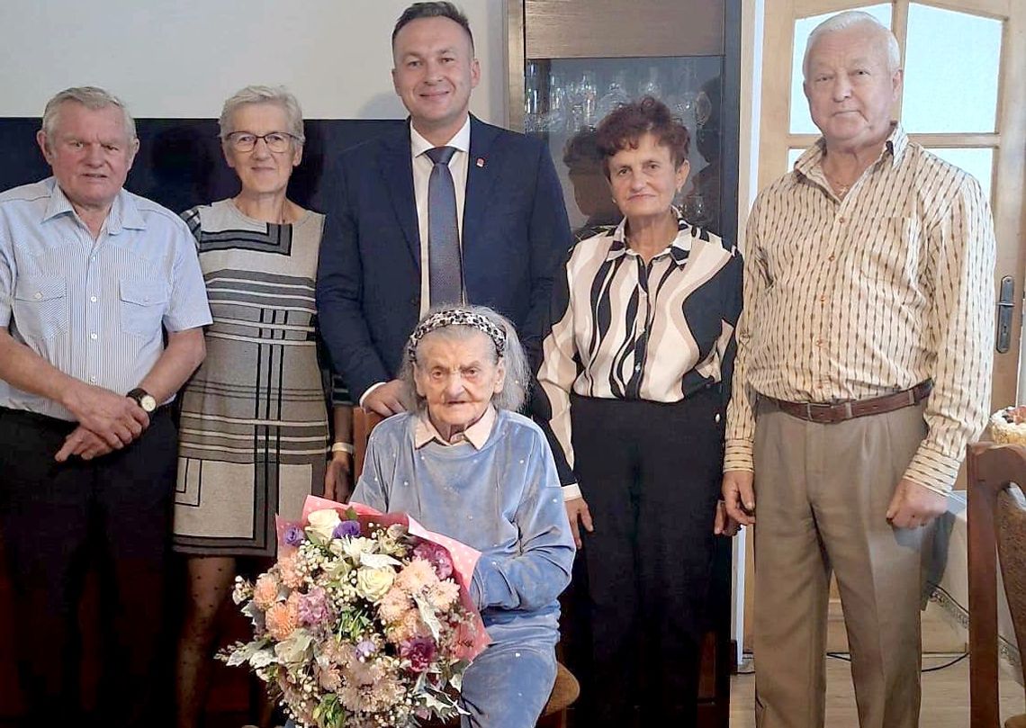 101. urodziny najstarszej mieszkanki gminy Maciejowice 101. urodziny najstarszej mieszkanki gminy Maciejowice