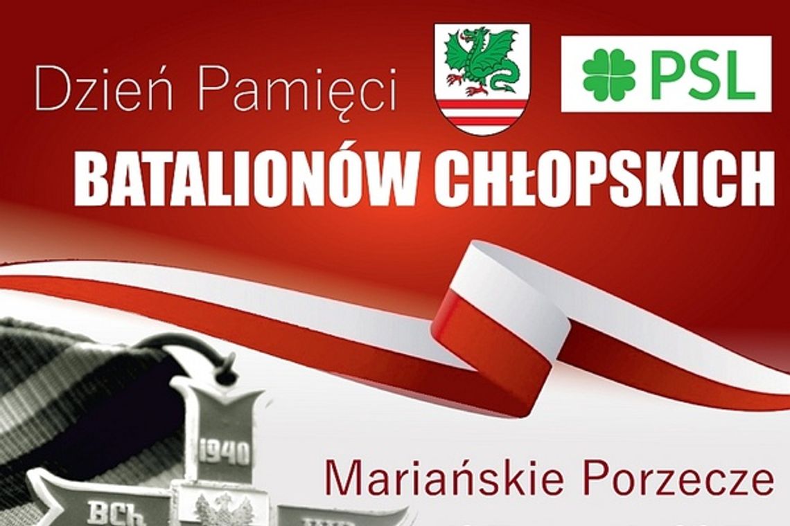 12 listopada - Dzień Pamięci Batalionów Chłopskich w Mariańskim Porzeczu