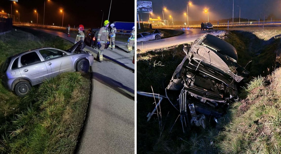 2,5 promila za kółkiem. Kierowca volkswagena spowodował wypadek