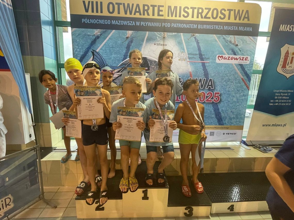 21 medali pływaków z Miętnego na Mistrzostwach Północnego Mazowsza 21 medali pływaków z Miętnego na Mistrzostwach Północnego Mazowsza